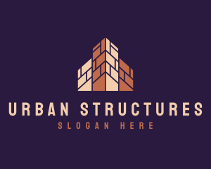 Building Structure Realty logo design