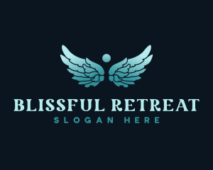 Angel Wings Healing logo design