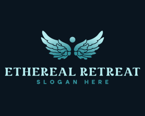 Angel Wings Healing logo design