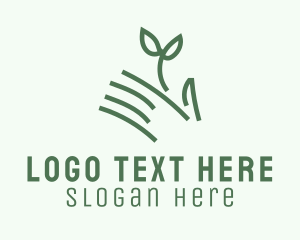 Hand Seedling Gardening  Logo