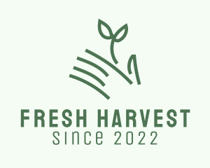 Hand Seedling Gardening  logo design