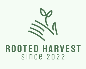 Hand Seedling Gardening  logo design