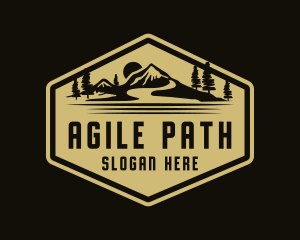 Mountain Path Camper logo design