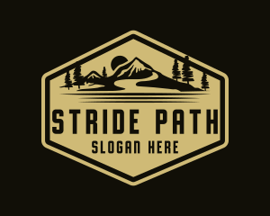 Mountain Path Camper logo design