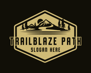 Mountain Path Camper logo design