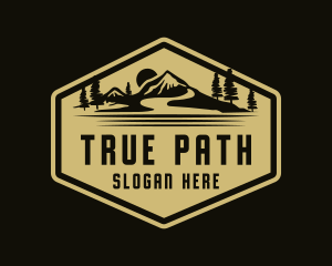 Mountain Path Camper logo design