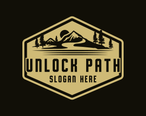 Mountain Path Camper logo design