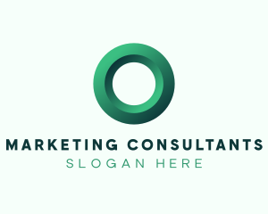 Simple Letter O Business Consulting logo design