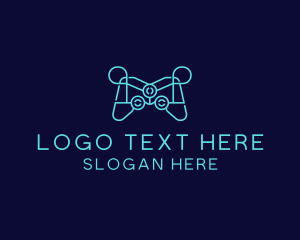 Blue Game Console Tech logo