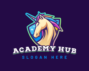 Unicorn Horse Gaming Logo