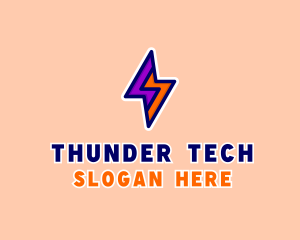 Lightning Thunder Bolt logo