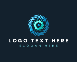 Vortex Swirl Spiral logo