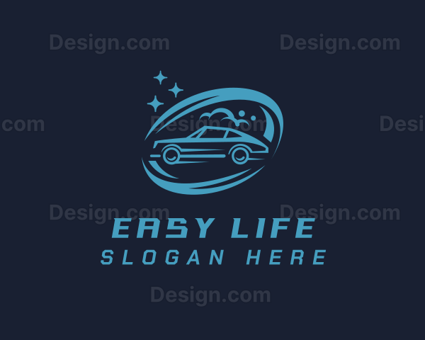 Car Wash Auto Vehicle Logo