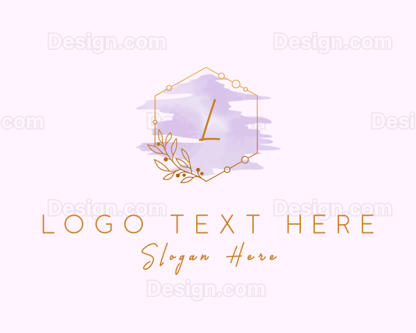 Watercolor Flower Styling Logo