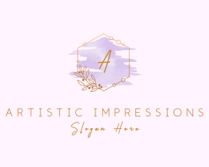 Watercolor Flower Styling logo design