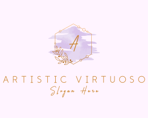 Watercolor Flower Styling logo design