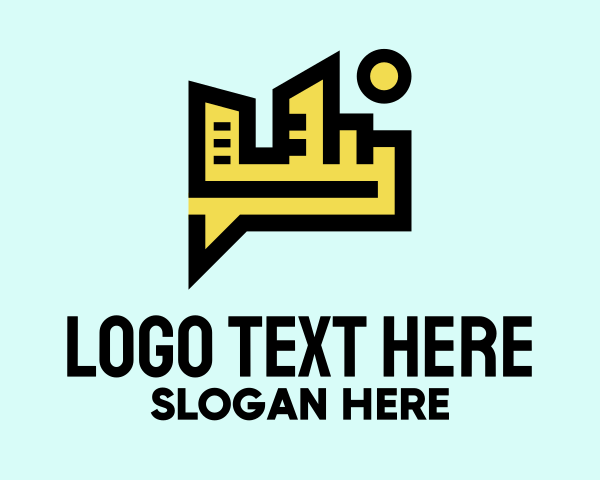 Chatting logo example 4