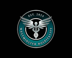 Healthcare Wings Caduceus logo design