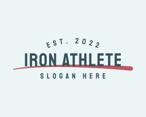 Athlete Jersey Business logo design