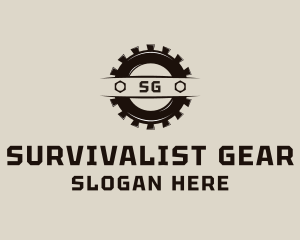 Engineering Cogwheel Gear logo design