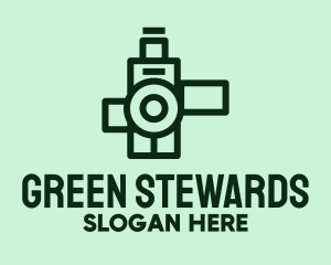 Green Video Camera  logo design