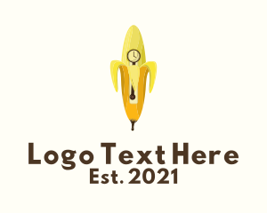 Timeless - Banana Clock Tower logo design