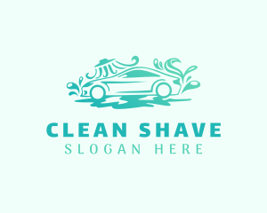 Auto Wash Cleaning logo design