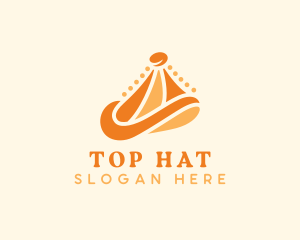 Carnival Hat Amusement Park logo design