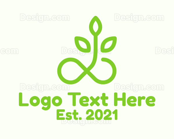 Infinity Loop Plant Logo