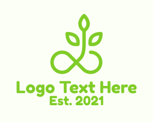 Infinity Loop Plant  logo