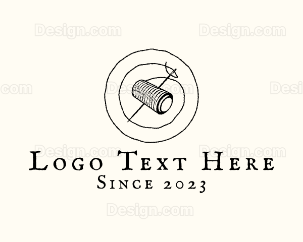 Needle Thread Sewing Logo