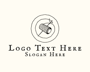 Needle Thread Sewing Logo