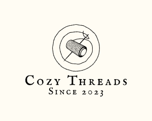 Needle Thread Sewing logo design