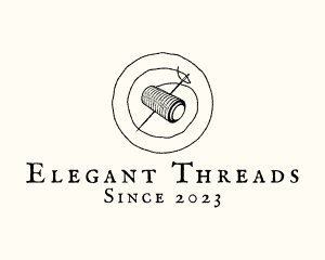 Needle Thread Sewing logo design