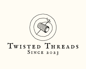 Needle Thread Sewing logo design