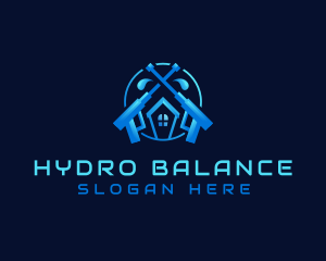 Power Washing Hydro Cleaning logo design
