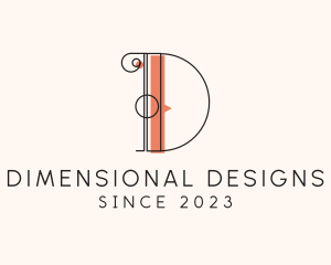 Interior Design Letter D logo design