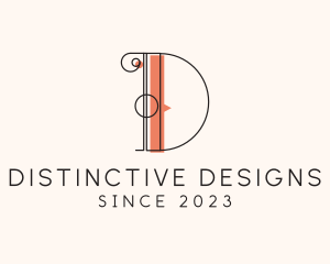 Interior Design Letter D logo design