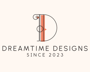 Interior Design Letter D logo design