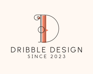 Interior Design Letter D logo design