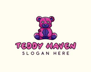 Teddy Bear Stuffed Toy logo design