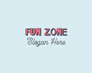 Playful Cartoon Wordmark logo design