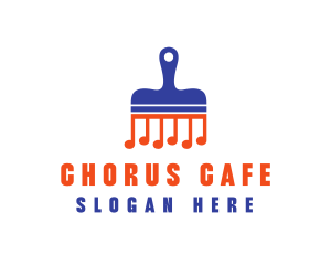 Music Paint Brush logo