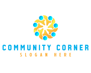 Social Welfare Community Team logo design