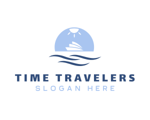 Ocean Cruise Travel logo design