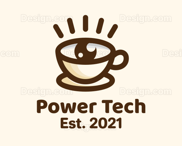 Brewed Coffee Eye Logo