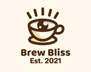 Brewed Coffee Eye logo design