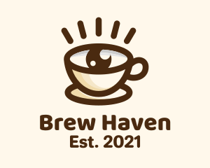 Brewed Coffee Eye logo design