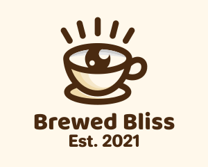 Brewed Coffee Eye logo design