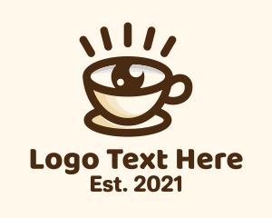 Mocha - Brewed Coffee Eye logo design